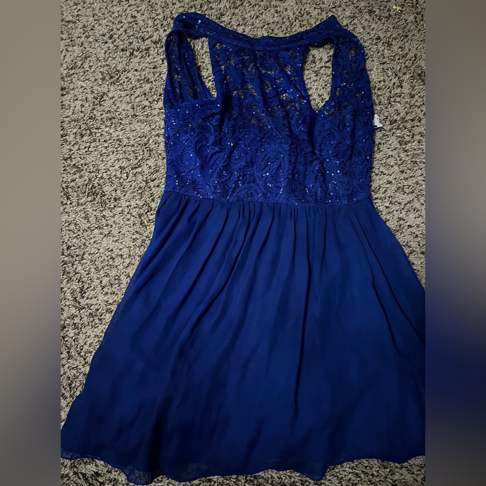 blue speechless dress. NWT